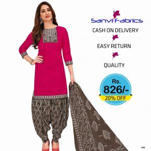 Sanvi Fabrics Patiala Suits Dress - 1422